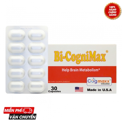 Bi-Cognimax - Hỗ trợ tăng tuần hoàn não, hỗ trợ tăng cường trí nhớ